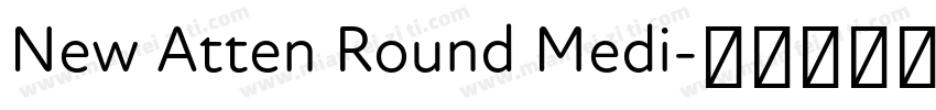 New Atten Round Medi字体转换